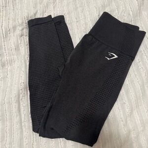 Gymshark Black Seamless Leggings Performance Knit